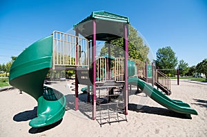 Playground Equipment in a Public Park