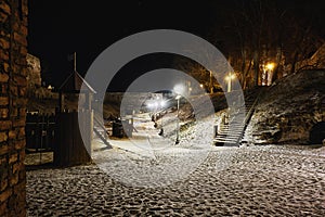 Playground in haapsalu castle, estonia