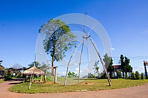 Playground of hilltribe people