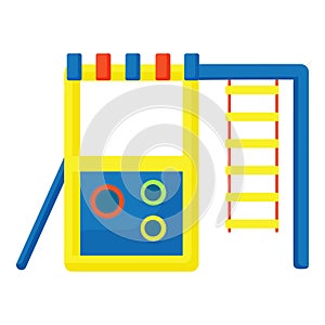 Playground icon cartoon vector. Park outdoor