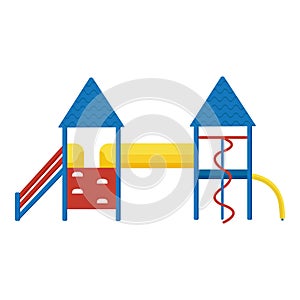 Playground icon cartoon vector. Play ground