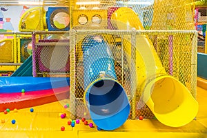 Playground in indoor amusement park for children