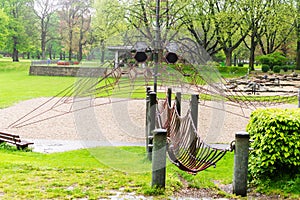 Playground nature park spacious