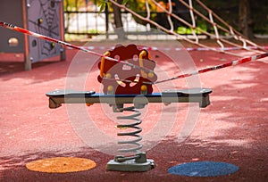 Playground during the pandemic against the SARS virus