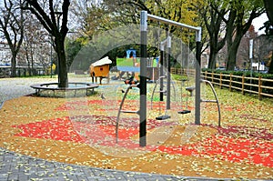 Playground in a park