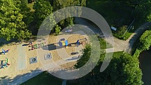 Playground Park Starowiejski Rumia Dom Kultury Plac Zabaw Aerial View Poland
