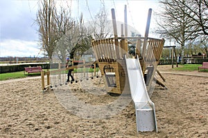 A playground in Remich, Luxembourg