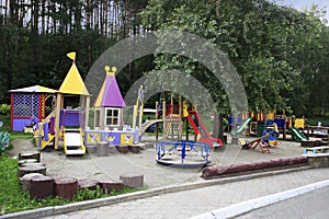 Playground in the Sanatorium Russia