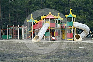 A playground in the sanatorium Three Caves photo