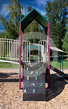 Playground Set in Beautiful Park