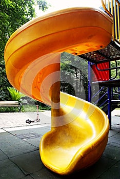 Playground slide photo