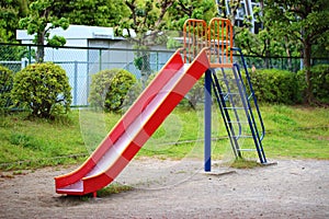 Playground slide photo