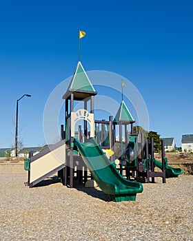 Playground in suburban area