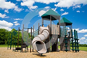 Playground in a Sunny Day