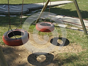 Playground swings