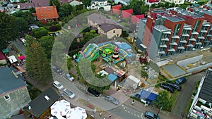 Playground Ustronie Morskie Plac Zabaw Aerial View Poland