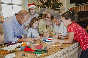 Playing Board Games At Christmas