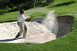Playing from the bunker