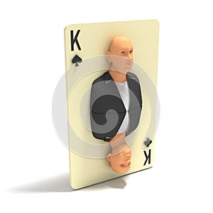 Playing Card: King of Spades