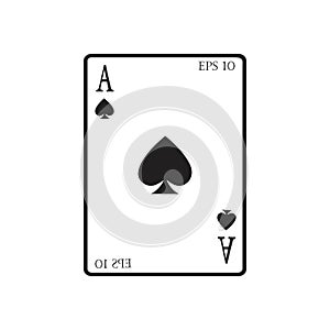 playing card Vector Icon illustration design