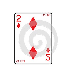 playing card Vector Icon illustration design