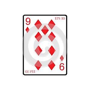 playing card Vector Icon illustration design