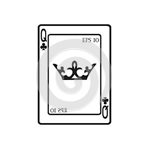 playing card Vector Icon illustration design