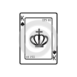 playing card Vector Icon illustration design