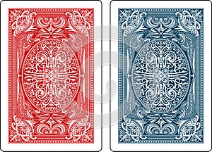 Playing cards back side