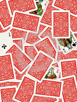 Playing cards background