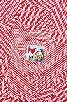 Playing cards background