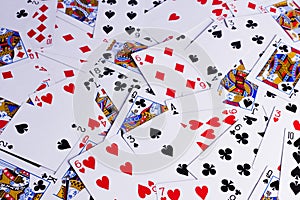 Playing Cards Background texture