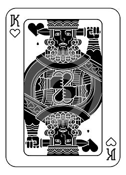 Playing Cards Deck Pack King Of Hearts Card Design