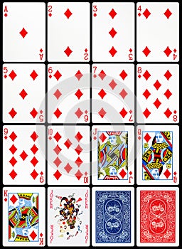 Playing Cards - Diamonds Suit