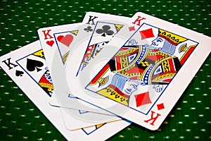 Playing Cards - Four Kings