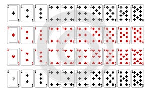 Playing Cards Number Cards and Aces