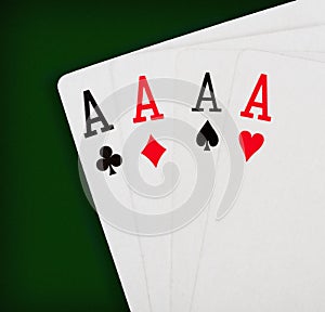 Playing cards poker casino