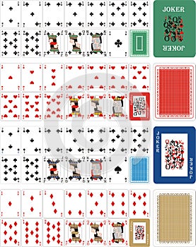 Playing cards for POKER CASSINO