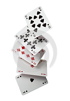 Playing cards poker gamble game leisure