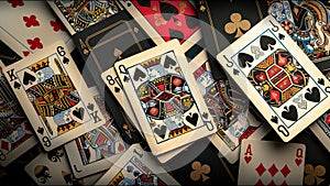 Playing Cards Poker Rummy Cribbage Gambling Solitaire