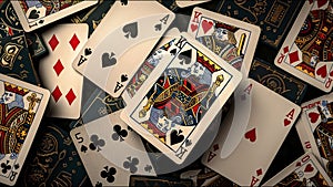 Playing Cards Poker Rummy Cribbage Gambling Solitaire