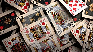 Playing Cards Poker Rummy Cribbage Gambling Solitaire