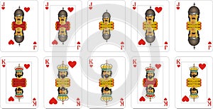 Playing cards for rummy and Cassino