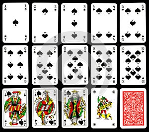 Playing cards - Spades