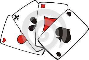 Playing cards tricks focuses