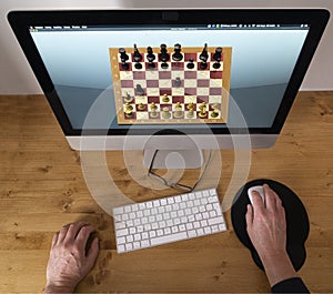 Playing chess with the computer