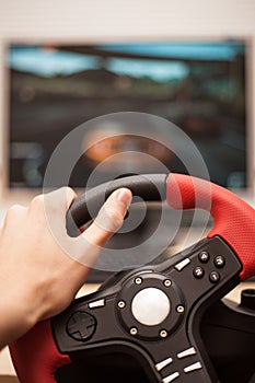 Playing computer games with computer wheele