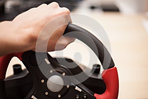 Playing computer games with computer wheele