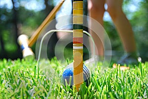 Playing Croquet