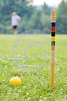 Playing croquet II